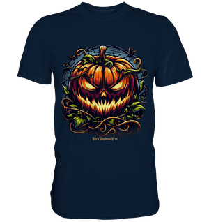 Filigranes Halloween Kürbis Motiv - Premium Shirt | Unisex - Shirts | Dark Shadows Arts
