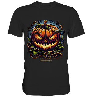 Filigranes Halloween Kürbis Motiv - Premium Shirt | Unisex - Shirts | Dark Shadows Arts