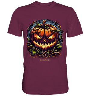 Filigranes Halloween Kürbis Motiv - Premium Shirt | Unisex - Shirts | Dark Shadows Arts