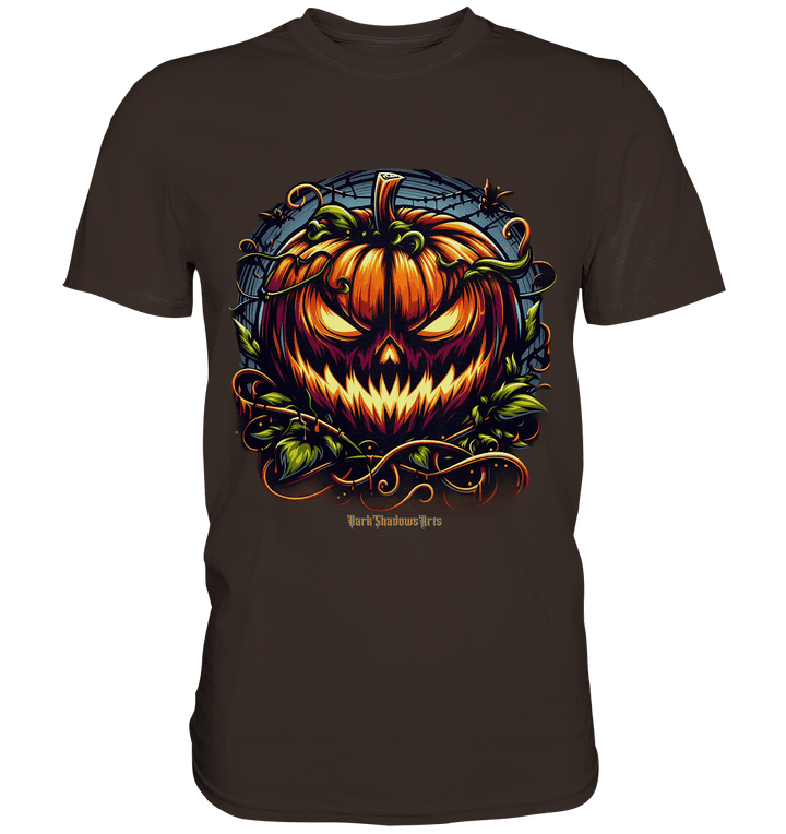 Filigranes Halloween Kürbis Motiv - Premium Shirt | Unisex - Shirts | Dark Shadows Arts