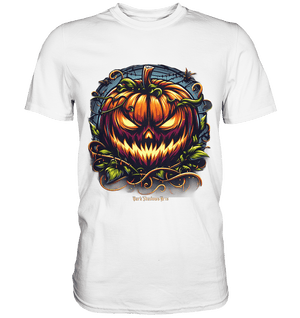 Filigranes Halloween Kürbis Motiv - Premium Shirt | Unisex - Shirts | Dark Shadows Arts