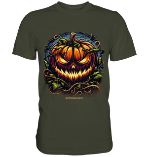 Filigranes Halloween Kürbis Motiv - Premium Shirt | Unisex - Shirts | Dark Shadows Arts
