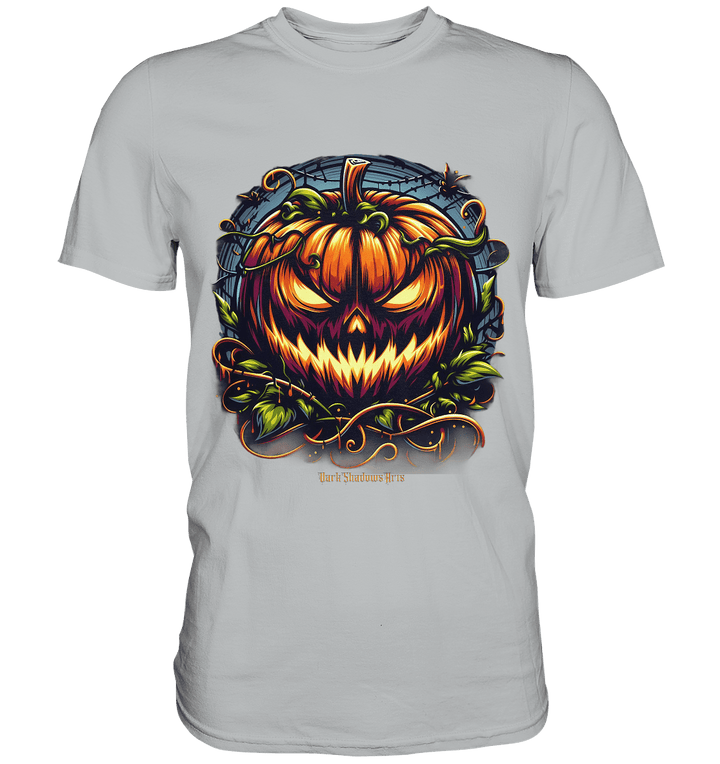 Filigranes Halloween Kürbis Motiv - Premium Shirt | Unisex - Shirts | Dark Shadows Arts