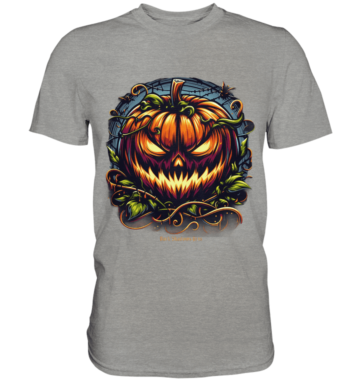 Filigranes Halloween Kürbis Motiv - Premium Shirt | Unisex - Shirts | Dark Shadows Arts