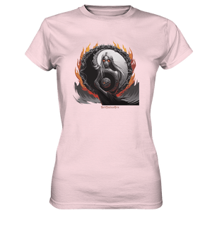 Flamebound Enigma - Yin - Yang Guardian - Ladies Premium Shirt | Lady - Shirts | Dark Shadows Arts