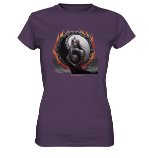 Flamebound Enigma - Yin - Yang Guardian - Ladies Premium Shirt | Lady - Shirts | Dark Shadows Arts