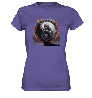 Flamebound Enigma - Yin - Yang Guardian - Ladies Premium Shirt | Lady - Shirts | Dark Shadows Arts