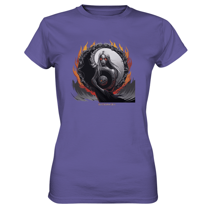 Flamebound Enigma - Yin - Yang Guardian - Ladies Premium Shirt | Lady - Shirts | Dark Shadows Arts