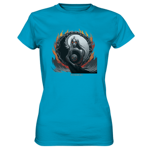 Flamebound Enigma - Yin - Yang Guardian - Ladies Premium Shirt | Lady - Shirts | Dark Shadows Arts