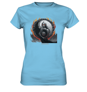 Flamebound Enigma - Yin - Yang Guardian - Ladies Premium Shirt | Lady - Shirts | Dark Shadows Arts