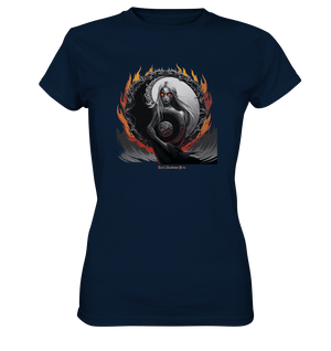Flamebound Enigma - Yin - Yang Guardian - Ladies Premium Shirt | Lady - Shirts | Dark Shadows Arts