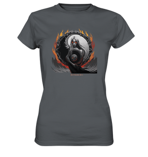 Flamebound Enigma - Yin - Yang Guardian - Ladies Premium Shirt | Lady - Shirts | Dark Shadows Arts