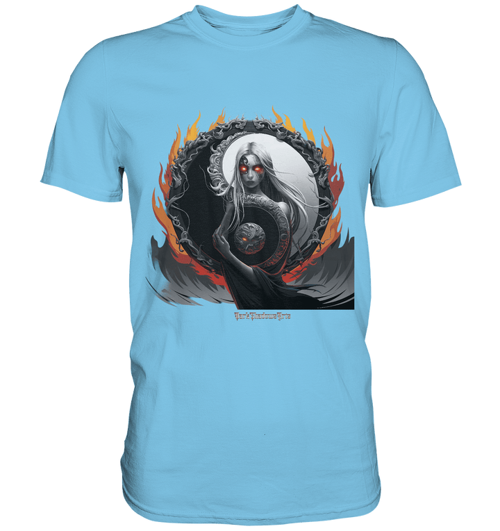 Flamebound Enigma - Yin - Yang Guardian - Premium Shirt | Unisex - Shirts | Dark Shadows Arts