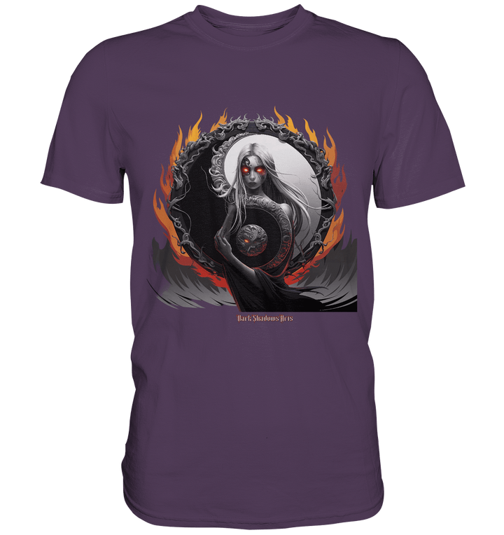 Flamebound Enigma - Yin - Yang Guardian - Premium Shirt | Unisex - Shirts | Dark Shadows Arts