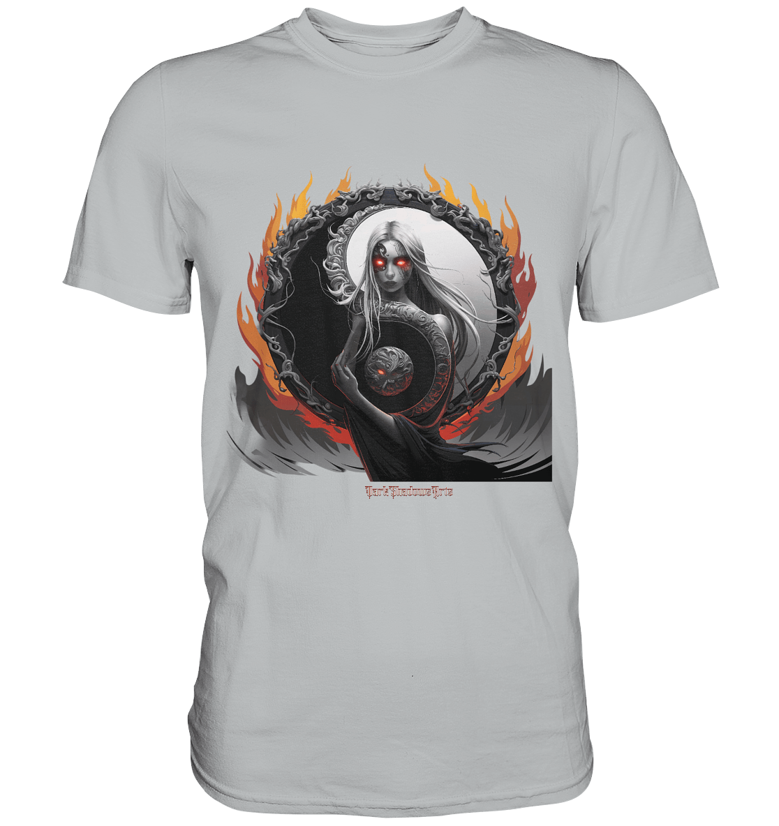 Flamebound Enigma - Yin - Yang Guardian - Premium Shirt | Unisex - Shirts | Dark Shadows Arts