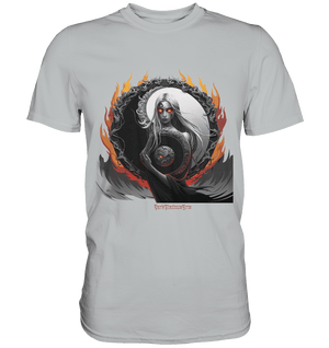 Flamebound Enigma - Yin - Yang Guardian - Premium Shirt | Unisex - Shirts | Dark Shadows Arts