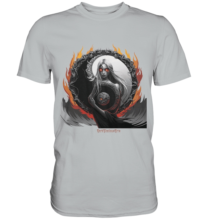 Flamebound Enigma - Yin - Yang Guardian - Premium Shirt | Unisex - Shirts | Dark Shadows Arts