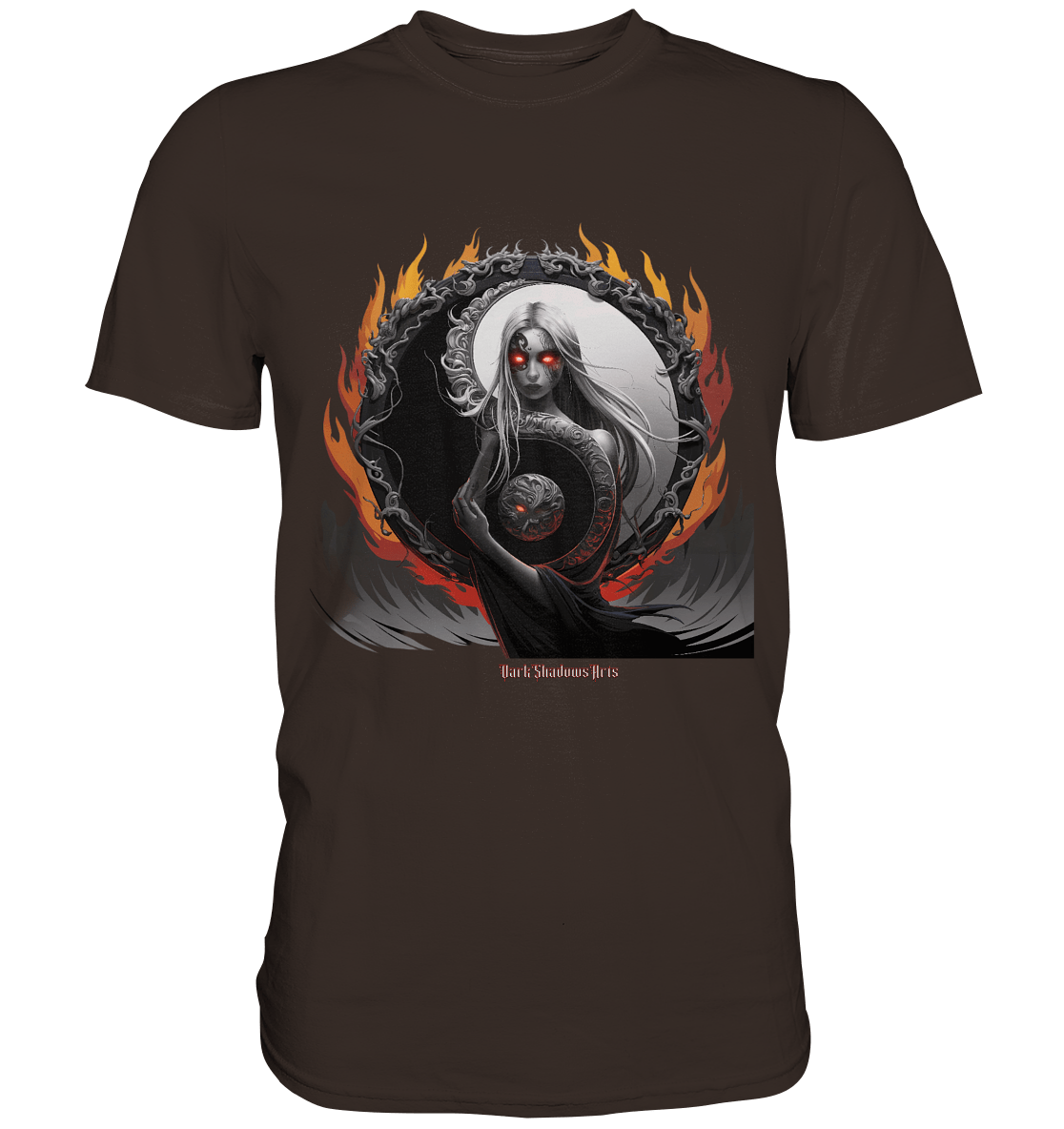 Flamebound Enigma - Yin - Yang Guardian - Premium Shirt | Unisex - Shirts | Dark Shadows Arts
