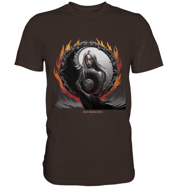 Flamebound Enigma - Yin - Yang Guardian - Premium Shirt | Unisex - Shirts | Dark Shadows Arts