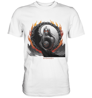 Flamebound Enigma - Yin - Yang Guardian - Premium Shirt | Unisex - Shirts | Dark Shadows Arts