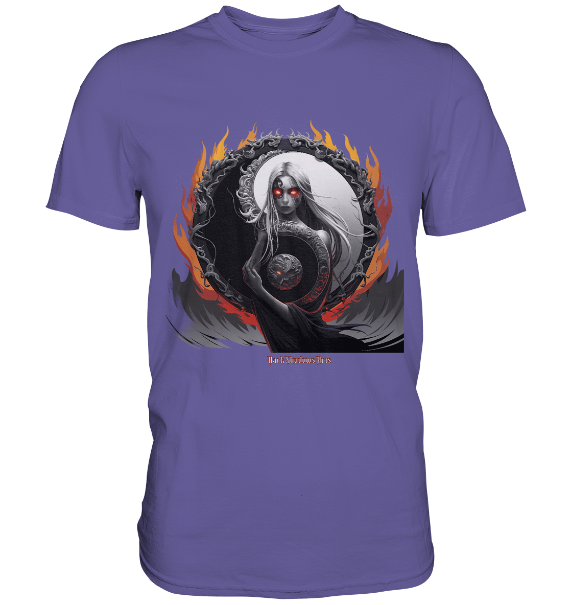 Flamebound Enigma - Yin - Yang Guardian - Premium Shirt | Unisex - Shirts | Dark Shadows Arts