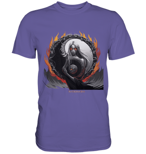 Flamebound Enigma - Yin - Yang Guardian - Premium Shirt | Unisex - Shirts | Dark Shadows Arts