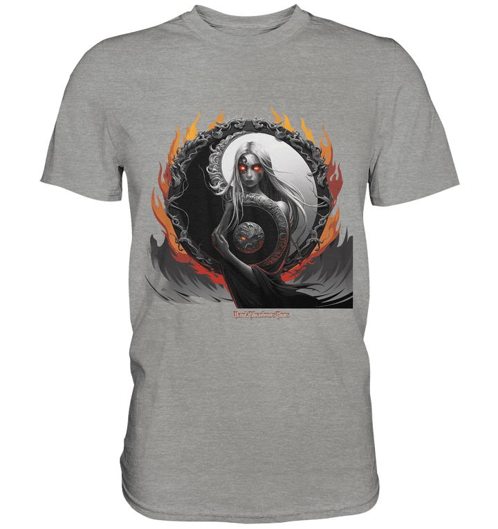 Flamebound Enigma - Yin - Yang Guardian - Premium Shirt | Unisex - Shirts | Dark Shadows Arts