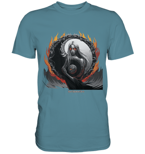Flamebound Enigma - Yin - Yang Guardian - Premium Shirt | Unisex - Shirts | Dark Shadows Arts
