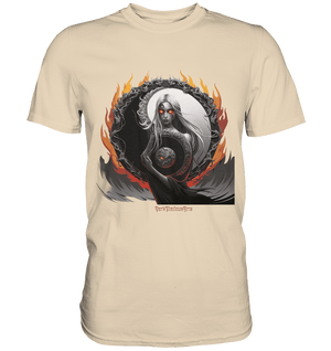 Flamebound Enigma - Yin - Yang Guardian - Premium Shirt | Unisex - Shirts | Dark Shadows Arts