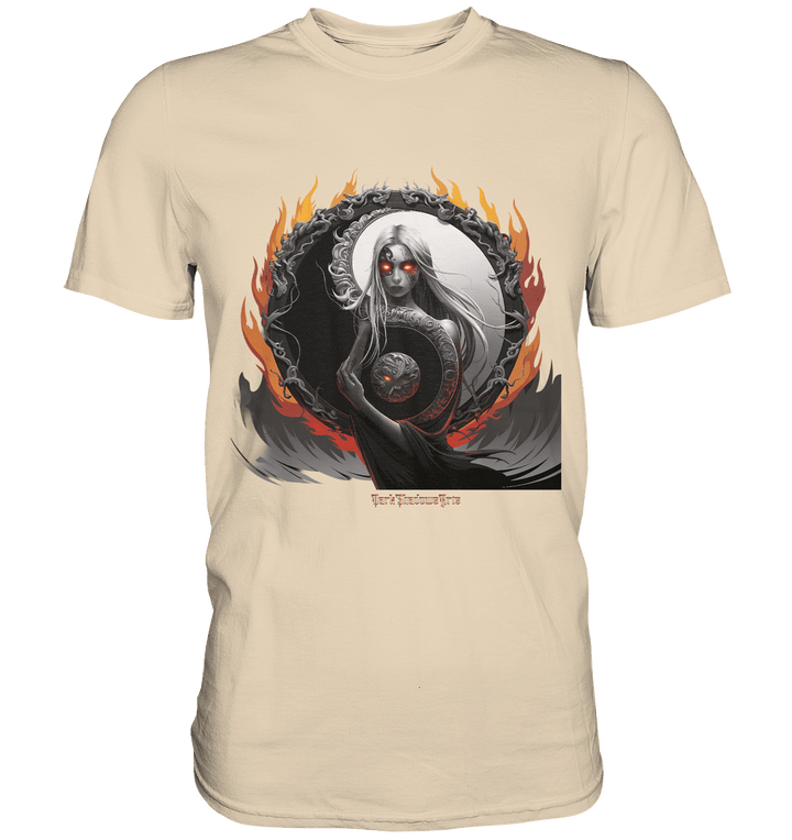 Flamebound Enigma - Yin - Yang Guardian - Premium Shirt | Unisex - Shirts | Dark Shadows Arts