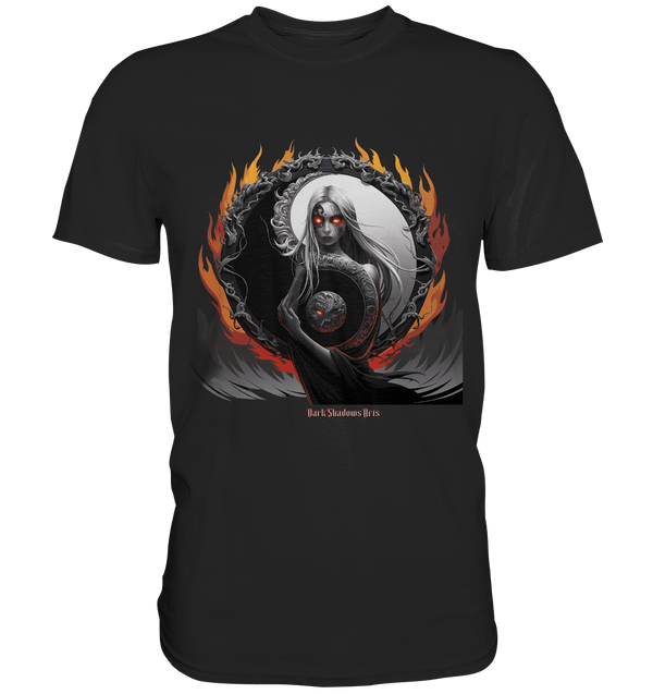 Flamebound Enigma - Yin - Yang Guardian - Premium Shirt | Unisex - Shirts | Dark Shadows Arts
