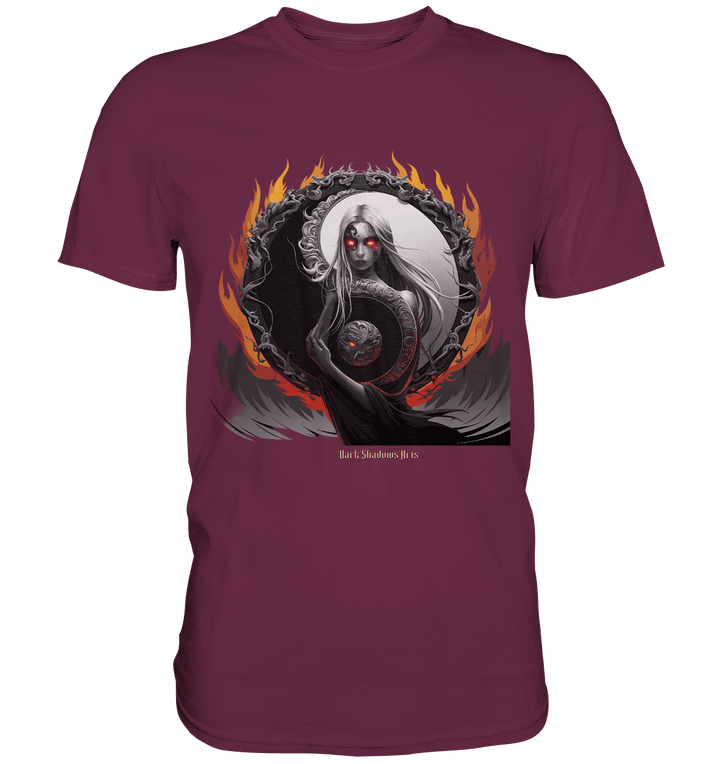 Flamebound Enigma - Yin - Yang Guardian - Premium Shirt | Unisex - Shirts | Dark Shadows Arts
