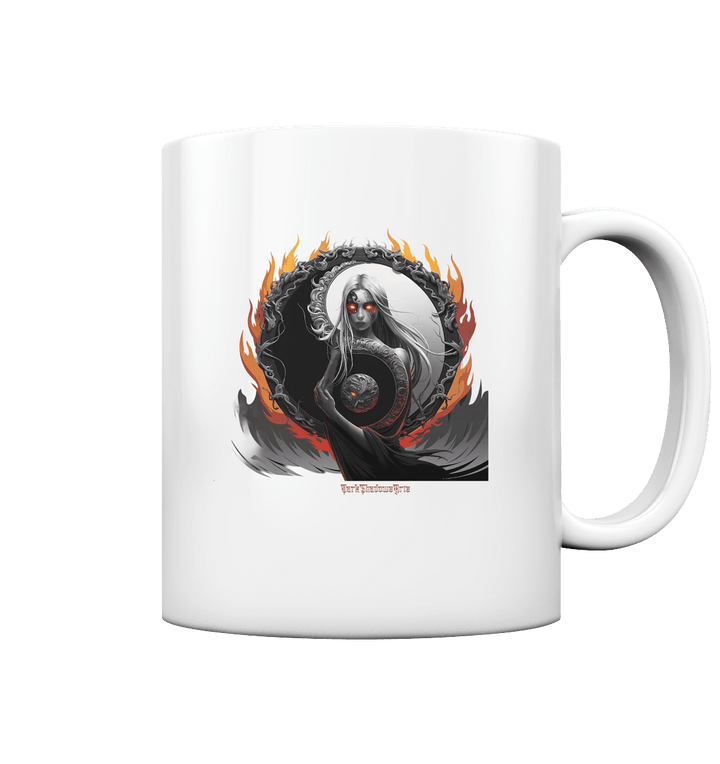 Flamebound Enigma - Yin - Yang Guardian - Tasse glossy | Trinkgefäße | Dark Shadows Arts
