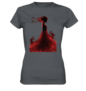 Flammende Eleganz – Tänzerin im Schatten - Ladies Premium Shirt | Lady - Shirts | Dark Shadows Arts