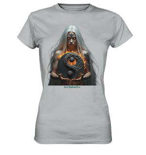 Flammenkriegerin der Nacht – Dunkle Schönheit & Macht - Dark Shadows Arts - Ladies Premium Shirt | Lady - Shirts | Dark Shadows Arts