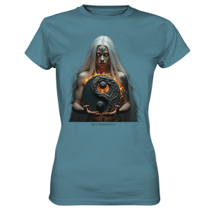 Flammenkriegerin der Nacht – Dunkle Schönheit & Macht - Dark Shadows Arts - Ladies Premium Shirt | Lady - Shirts | Dark Shadows Arts