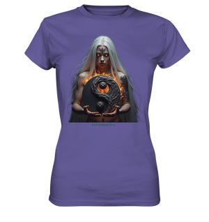Flammenkriegerin der Nacht – Dunkle Schönheit & Macht - Dark Shadows Arts - Ladies Premium Shirt | Lady - Shirts | Dark Shadows Arts
