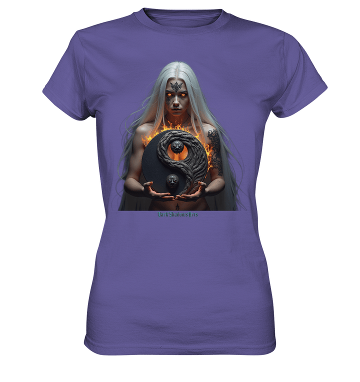 Flammenkriegerin der Nacht – Dunkle Schönheit & Macht - Dark Shadows Arts - Ladies Premium Shirt | Lady - Shirts | Dark Shadows Arts