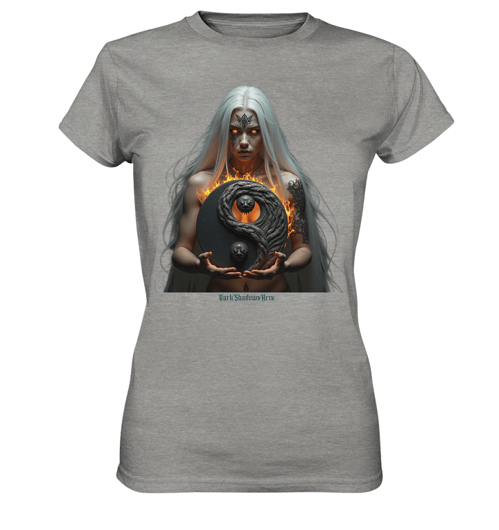 Flammenkriegerin der Nacht – Dunkle Schönheit & Macht - Dark Shadows Arts - Ladies Premium Shirt | Lady - Shirts | Dark Shadows Arts