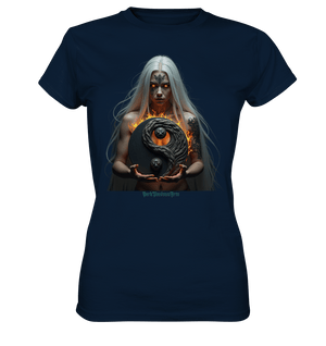 Flammenkriegerin der Nacht – Dunkle Schönheit & Macht - Dark Shadows Arts - Ladies Premium Shirt | Lady - Shirts | Dark Shadows Arts