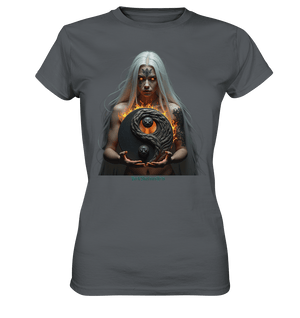 Flammenkriegerin der Nacht – Dunkle Schönheit & Macht - Dark Shadows Arts - Ladies Premium Shirt | Lady - Shirts | Dark Shadows Arts