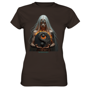 Flammenkriegerin der Nacht – Dunkle Schönheit & Macht - Dark Shadows Arts - Ladies Premium Shirt | Lady - Shirts | Dark Shadows Arts