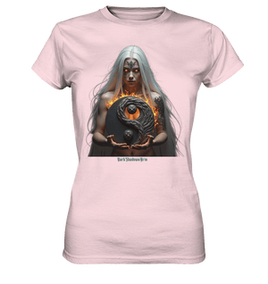 Flammenkriegerin der Nacht – Dunkle Schönheit & Macht - Dark Shadows Arts - Ladies Premium Shirt | Lady - Shirts | Dark Shadows Arts