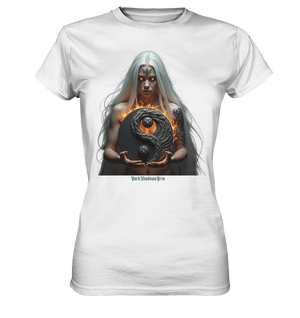 Flammenkriegerin der Nacht – Dunkle Schönheit & Macht - Dark Shadows Arts - Ladies Premium Shirt | Lady - Shirts | Dark Shadows Arts