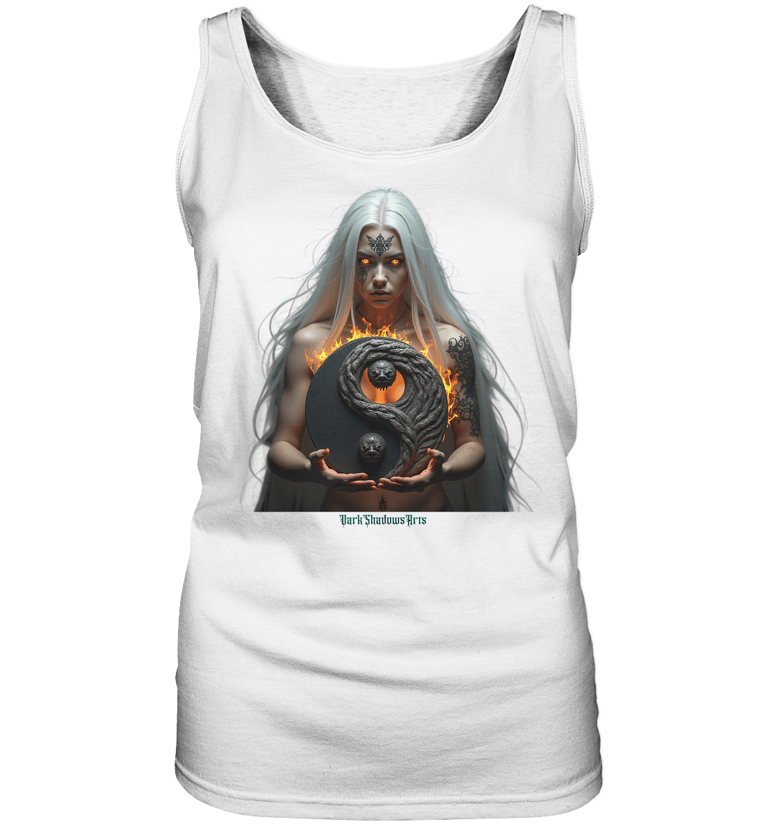 Flammenkriegerin der Nacht – Dunkle Schönheit & Macht - Dark Shadows Arts - Ladies Tank - Top | Tank - Tops | Dark Shadows Arts