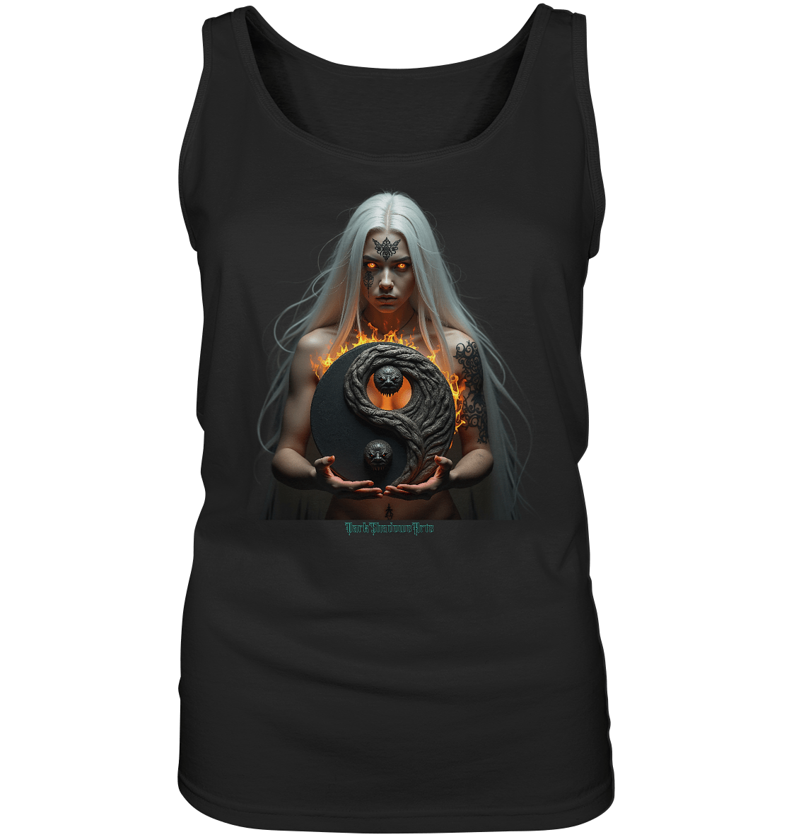 Flammenkriegerin der Nacht – Dunkle Schönheit & Macht - Dark Shadows Arts - Ladies Tank - Top | Tank - Tops | Dark Shadows Arts