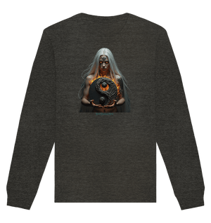 Flammenkriegerin der Nacht – Dunkle Schönheit & Macht - Dark Shadows Arts - Organic Basic Unisex Sweatshirt | Sweatshirts | Dark Shadows Arts