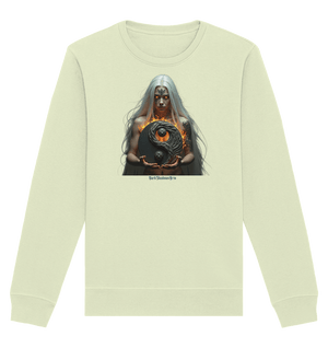 Flammenkriegerin der Nacht – Dunkle Schönheit & Macht - Dark Shadows Arts - Organic Basic Unisex Sweatshirt | Sweatshirts | Dark Shadows Arts