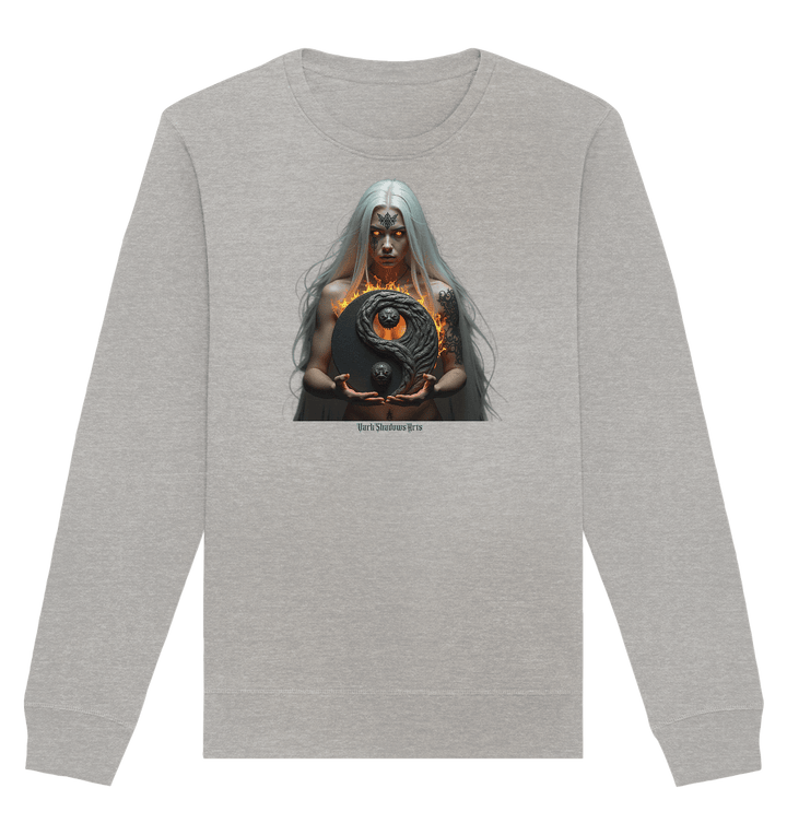 Flammenkriegerin der Nacht – Dunkle Schönheit & Macht - Dark Shadows Arts - Organic Basic Unisex Sweatshirt | Sweatshirts | Dark Shadows Arts