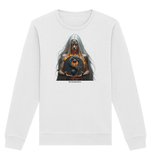 Flammenkriegerin der Nacht – Dunkle Schönheit & Macht - Dark Shadows Arts - Organic Basic Unisex Sweatshirt | Sweatshirts | Dark Shadows Arts